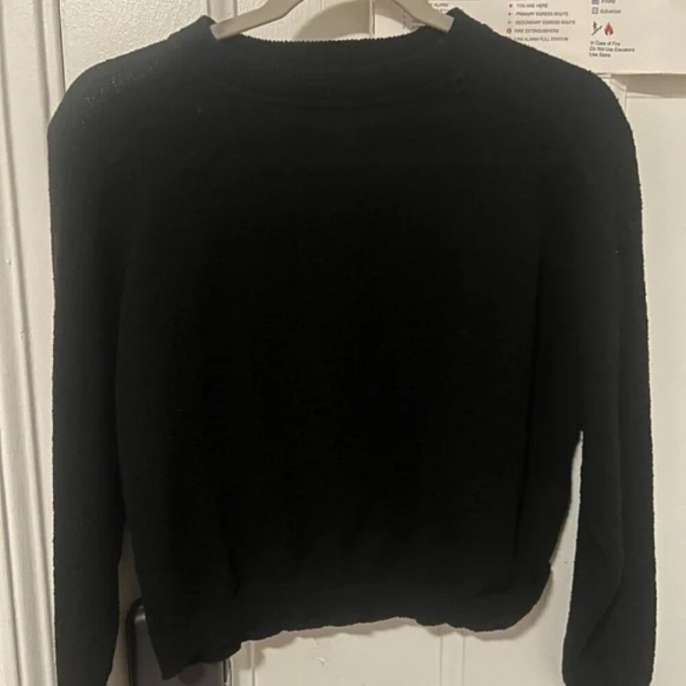 INDUSTRY black mock neck sweater XS